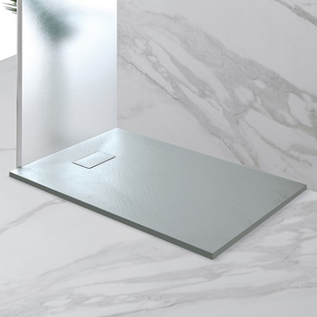 2 - PIATTO DOCCIA 80X100 GRIGIO EFF. PIETRA