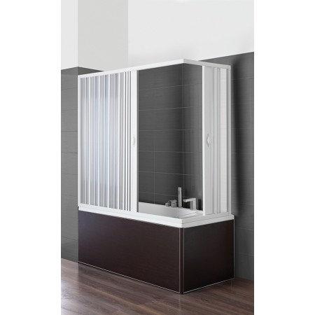 2 - Box doccia estendibile in pvc 160/170 x P 70 cm linea Aurora