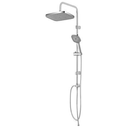 2 - Colonna doccia Platinum H 93 cm con soffione quadrato